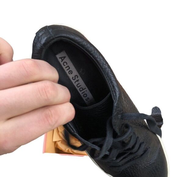 RARE Acne Studios Adriana Grain Sneakers Size 39 - Picture 13 of 16